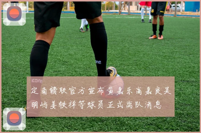 定南赣联官方宣布黄嘉乐高嘉良吴明屿姜轶祥等球员正式离队消息
